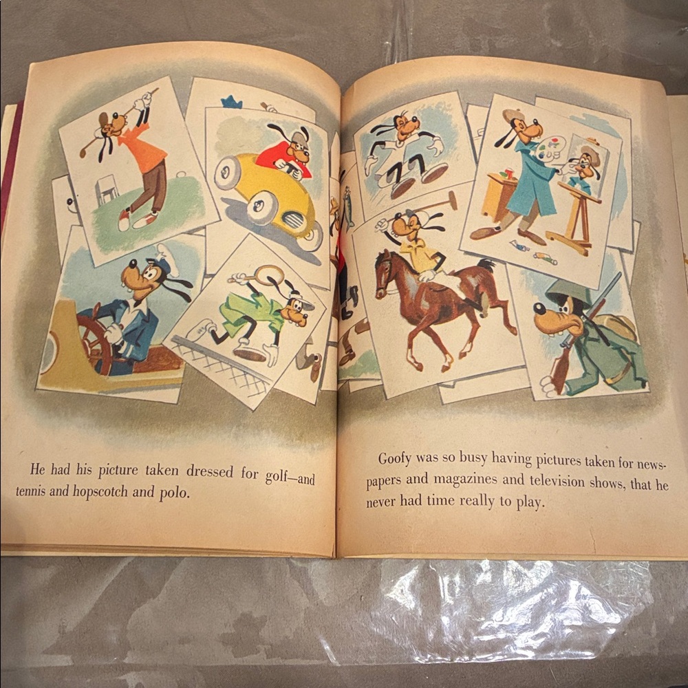Vintage Disney Goofy Movie Star Book, Walt Disney Productions - Picture 6 of 13